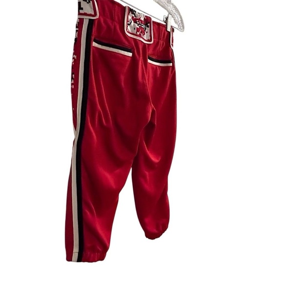 Boombah Youth Red Baseball Softball Pants Size 28 Elastic Waistband - Picture 5 of 7